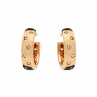 Ohrringe Ultima Edizione Dame Cerchi in Silber Cubic Zirconia OAO6010
